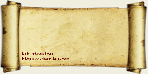 Anita Jaćimović vizit kartica